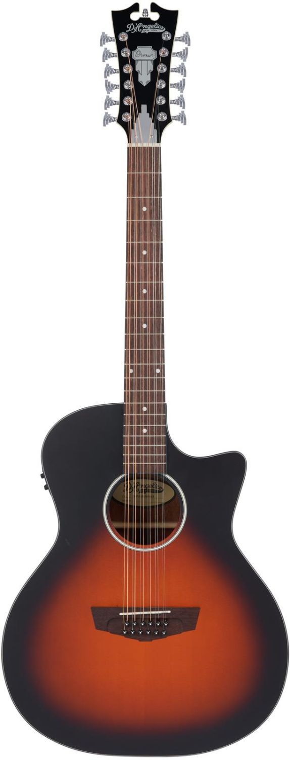 D'angelico Premier Fulton 12 LS Vintage Sunburst - gitara elektroakustyczna 12-strunowa