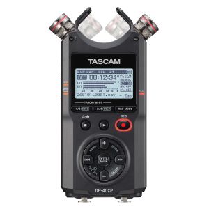 Tascam DR-40XP - rejestrator dźwięku (czarny) na karty SD, technologia 32-bit Float