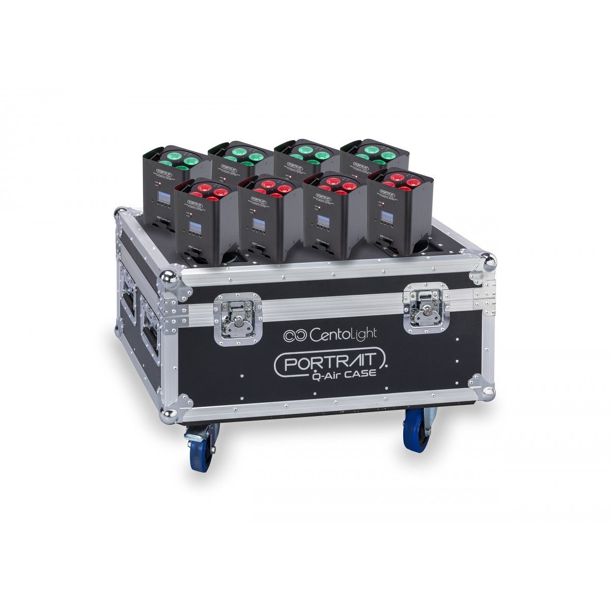 CENTOLIGHT PORTRAIT Q-AIR ZESTAW 8 WODOODPORNYCH BATERII PAR Z ETUI