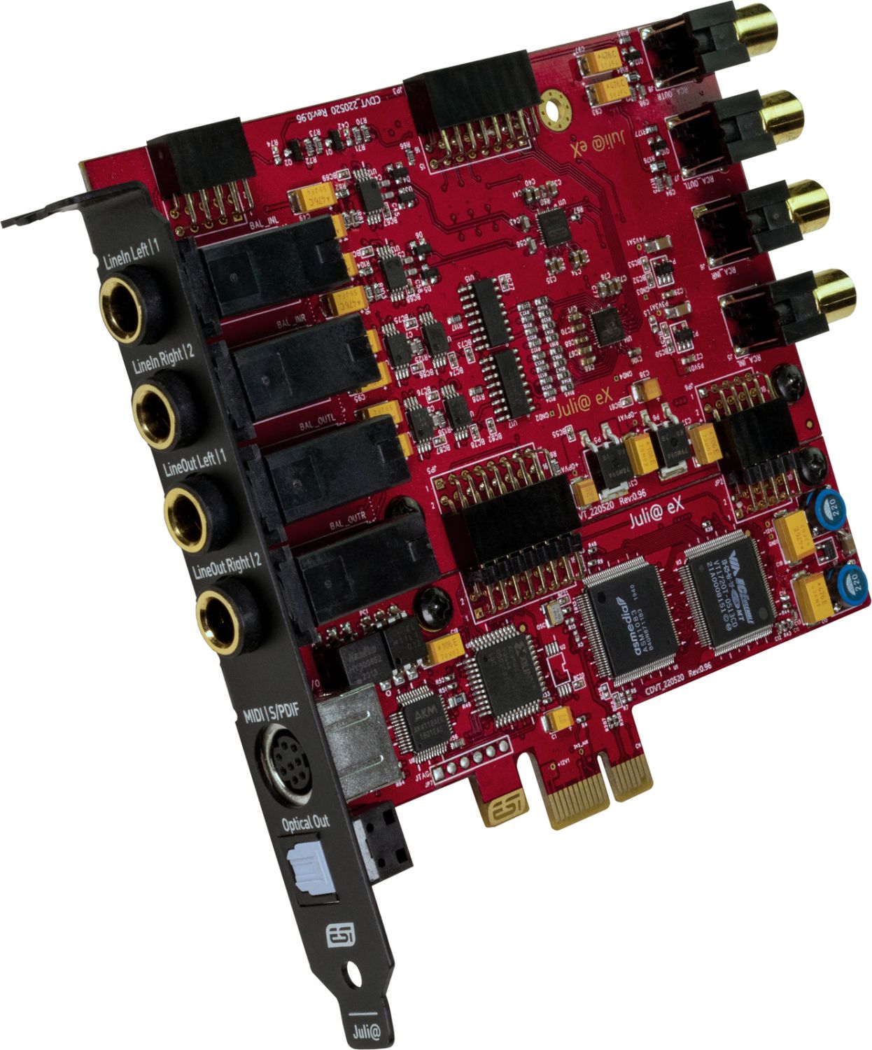 ESI Juli@ eX - interface PCIe