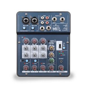 Soundsation MIOSTREAM4 - 4-kanałowy mikser z OTG, Bluetooth i kartą dźwiękową