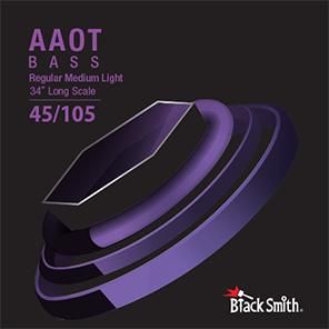 BlackSmith EAAEB-45105-4 - struny do gitary basowej 45-105, 4-strunowej, skala 34”