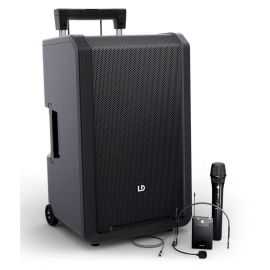 LD Systems Anny 12 HBH2 B5 - 12-calowy przenośny głośnik Bluetooth® z akumulatorami i mikserem