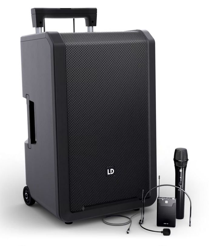 LD Systems Anny 12 HBH2 B5 - 12-calowy przenośny głośnik Bluetooth® z akumulatorami i mikserem