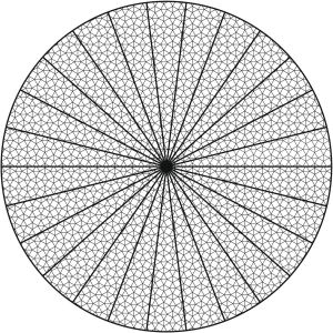 EUROPALMS Deconet, Circle, 1200cm