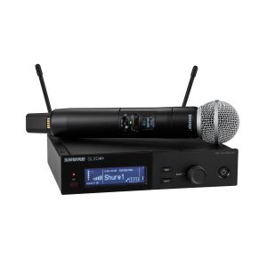 Shure SLXD24+E/58 G65 - Cyfrowy system bezprzewodowy z nadajnikiem/mikrofonem "do ręki" SM58 470-606