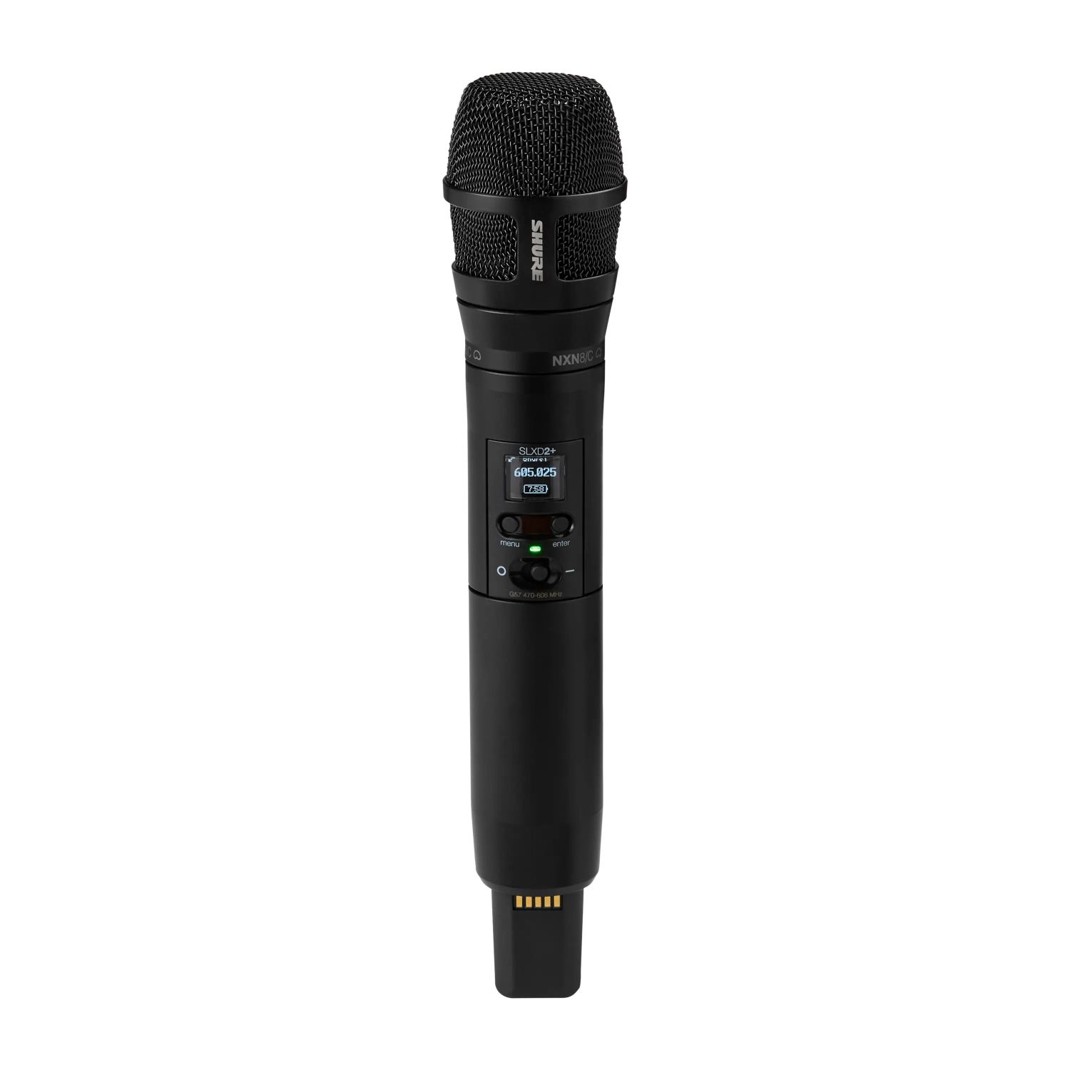 Shure SLXD2+/N8C G65 - Nadajnik "do ręki" z kapsułą N8/C (470-606 MHz)