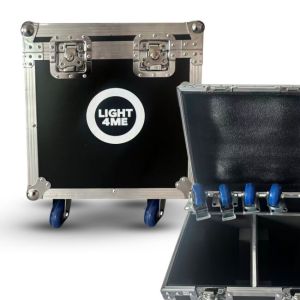 LIGHT4ME RED LINE CASE 2IN1 skrzynia transportowa na 2 głowice ruchome akcesoria