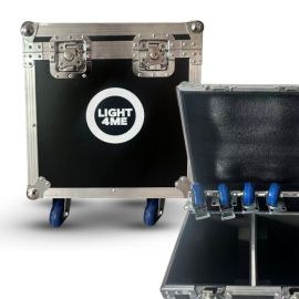 LIGHT4ME RED LINE CASE 2IN1 skrzynia transportowa na 2 głowice ruchome akcesoria