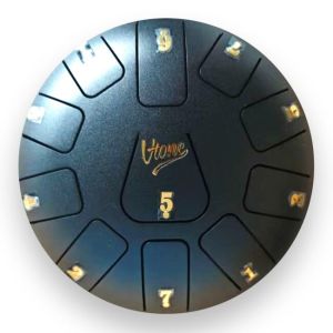 V-TONE VBJ 8-11 BK stalowy bęben językowy tank drum hank drum czarny 8 cali 11 tonów