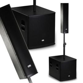 DNA BSX15 zestaw nagłośnieniowy aktywny system słupkowy 450W RMS