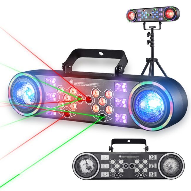 LIGHT4ME MAGIC BAR 4 multiefekt oświetleniowy 6w1 LED DMX Magic Ball
