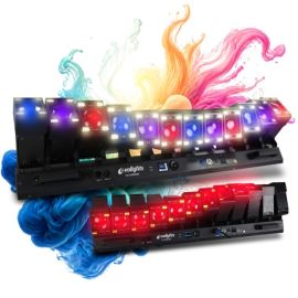 EVOLIGHTS 12 CANNON multiefekt oświetleniowy oświetlenie sceniczne LED DMX