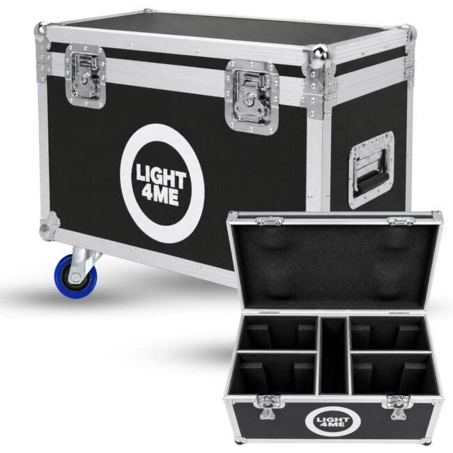 LIGHT4ME 100 SPOT RING CASE 4IN1 skrzynia transportowa na 4 głowice ruchome przegroda na akcesoria