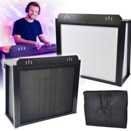 DNA DJD stół mobilne stanowisko DJ stal składane uchwyt na słuchawki i mikrofon