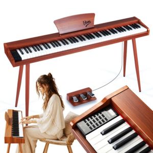 V-TONE BL-130 pianino cyfrowe czteronożne brązowe wolnostojące 88 klawiszy
