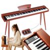 V-TONE BL-130 pianino cyfrowe czteronożne brązowe wolnostojące 88 klawiszy