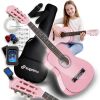 SUPRIMO JRC SET PK gitara klasyczna 1/4 różowa do nauki dla początkujących