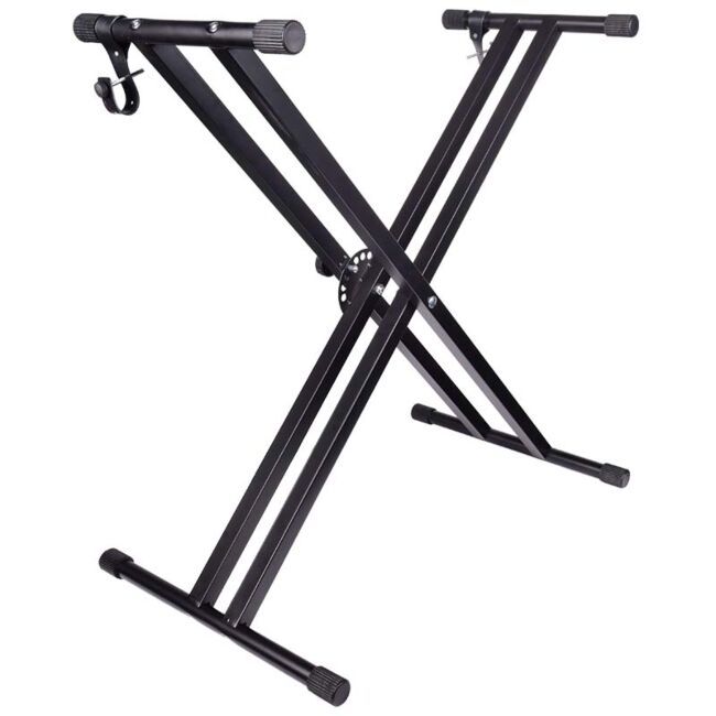 SUPRIMO X4 statyw klawiszowy pod keyboard pianino cyfrowe krzyżowy składany podwójny