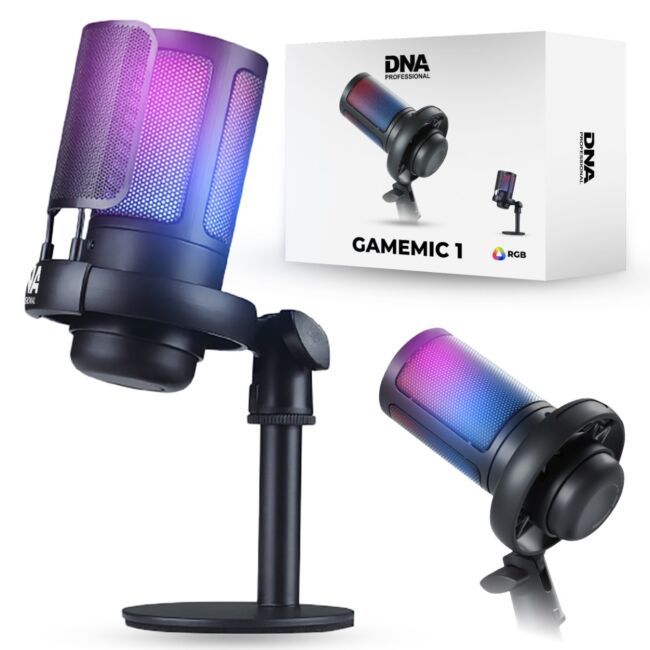 DNA GAMEMIC 1 mikrofon pojemnościowy USB RGB do ko