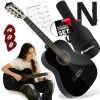 SUPRIMO CG34 BK gitara klasyczna 3/4 36 cali czarna do nauki dla początkujących