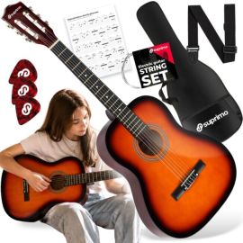 SUPRIMO CG34 SB gitara klasyczna 3/4 36 cali sunburst do nauki dla początkujących