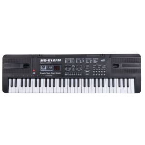 MQ 012FM KEYBOARD elektroniczny edukacyjny przenośny czarny