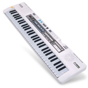 MQ 008UF KEYBOARD elektroniczny edukacyjny przenośny biały