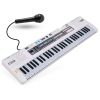 MQ 008UF KEYBOARD elektroniczny edukacyjny przenośny biały