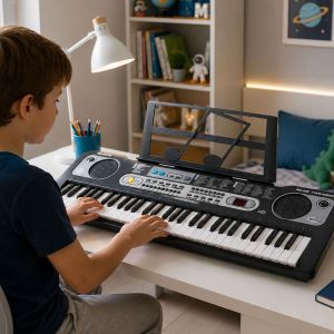 MQ 6119L KEYBOARD elektroniczny edukacyjny przenośny czarny