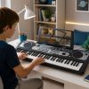 MQ 6119L KEYBOARD elektroniczny edukacyjny przenośny czarny