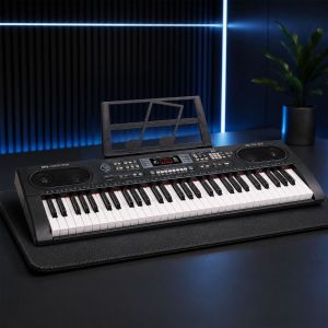 MQ 603 UFB KEYBOARD elektroniczny edukacyjny przenośny czarny