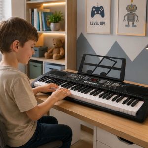 MQ 603 UFB KEYBOARD elektroniczny edukacyjny przenośny czarny