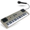 MQ 807 USB KEYBOARD elektroniczny edukacyjny szary