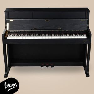 V-TONE PLF-256 BK pianino cyfrowe stacjonarne czarne wolnostojące Bluetooth MIDI 88 klawiszy 