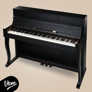 V-TONE PLF-256 BK pianino cyfrowe stacjonarne czarne wolnostojące Bluetooth MIDI 88 klawiszy 