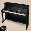 V-TONE PLF-256 BK pianino cyfrowe stacjonarne czarne wolnostojące Bluetooth MIDI 88 klawiszy 