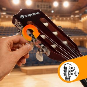 SUPRIMO CG34 SB gitara klasyczna 3/4 36 cali sunburst do nauki dla początkujących