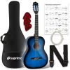 SUPRIMO CG34 BB gitara klasyczna 3/4 36 cali blueburst do nauki dla początkujących