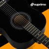 SUPRIMO CG34 BK gitara klasyczna 3/4 36 cali czarna do nauki dla początkujących