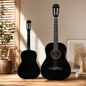 SUPRIMO CG34 BK gitara klasyczna 3/4 36 cali czarna do nauki dla początkujących
