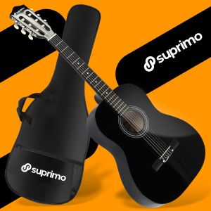 SUPRIMO CG34 BK gitara klasyczna 3/4 36 cali czarna do nauki dla początkujących