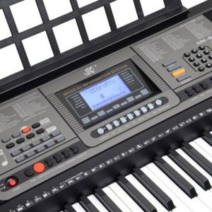 MK 816 KEYBOARD elektroniczny MIDI edukacyjny przenośny czarny