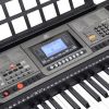MK 816 KEYBOARD elektroniczny MIDI edukacyjny przenośny czarny