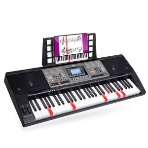 MK 816 KEYBOARD elektroniczny MIDI edukacyjny przenośny czarny