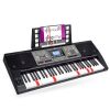 MK 816 KEYBOARD elektroniczny MIDI edukacyjny przenośny czarny