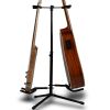 SUPRIMO GS4 stojak statyw gitarowy na 2 gitary czarny składany stalowy