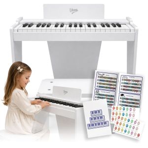 V-TONE PJR 50 WH elektroniczne pianino cyfrowe białe mini fortepian koncertowy dla dzieci