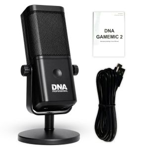 DNA GAMEMIC 2 mikrofon pojemnościowy USB RGB do komputera gamingowy studyjny przewodowy