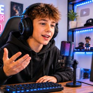 DNA GAMEMIC 1 mikrofon pojemnościowy USB RGB do komputera gamingowy studyjny przewodowy